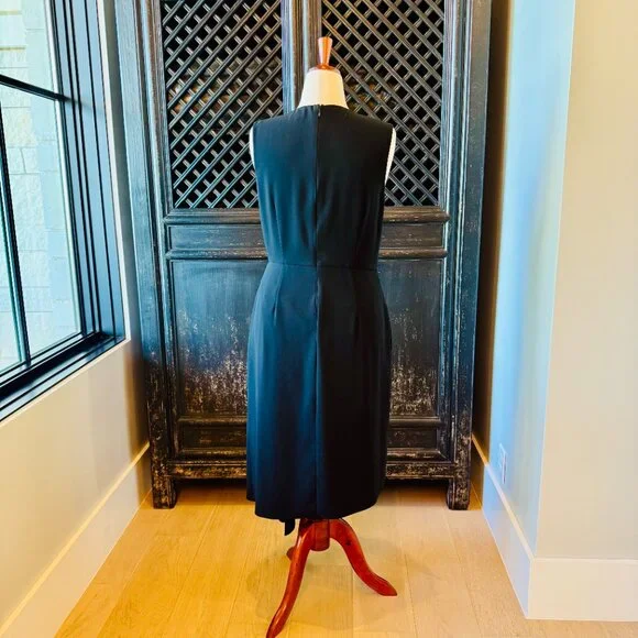 ADAM LIPPES Evening Black Dress Size 12 - Picture 3 of 6